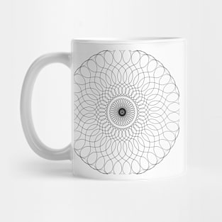 Wavy Circle Pattern Mug